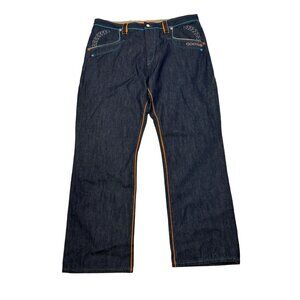 COOGI Australia Jeans Men's 44 x 36 Blue  Embroidered Pockets Denim Jeans